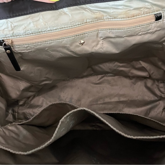Kate Spade Large Black Quilted Tote/Diaper Bag - Picture 8 of 9